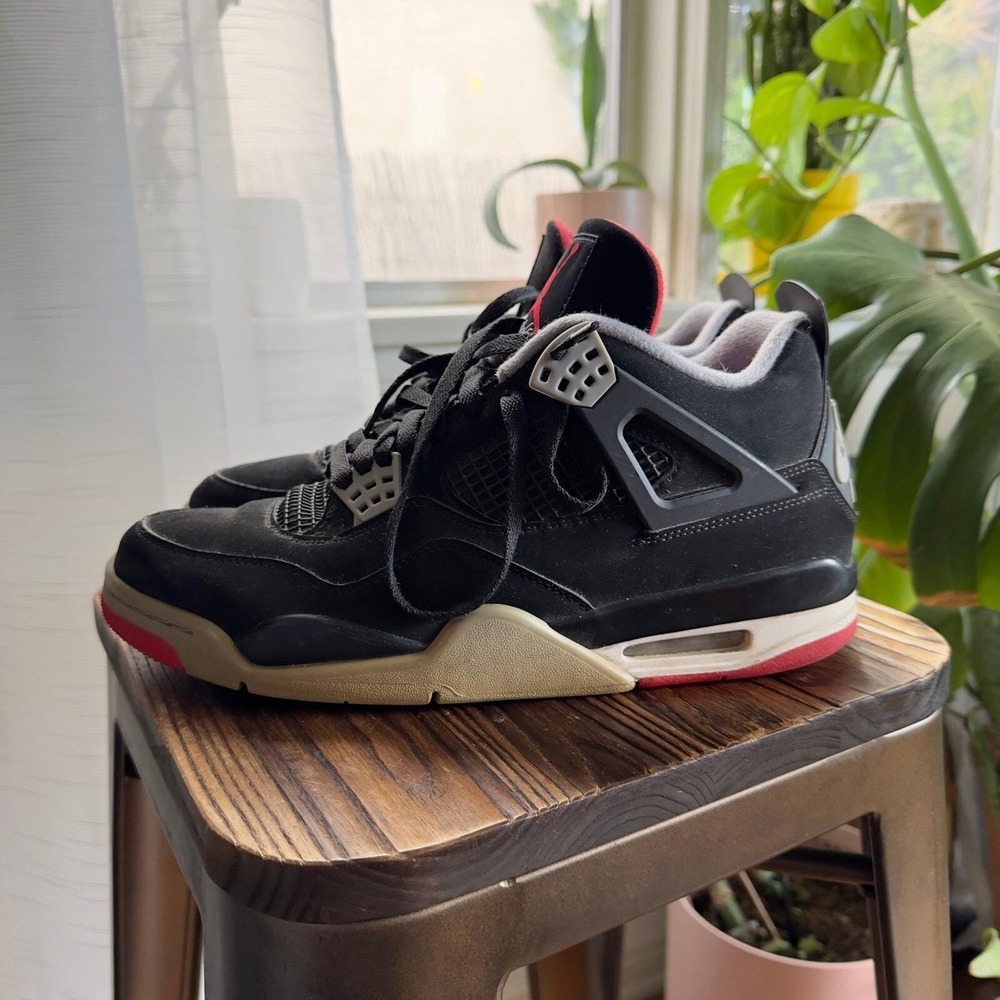 Nike Air Jordan 4 Retro Sneakers Mid Bred 2019  Jumpman Nike Air Size‎ 11
